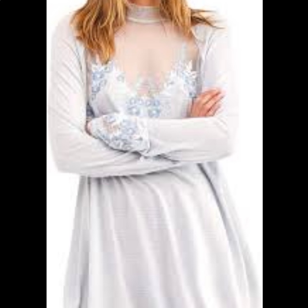 Free People Glacier Ice Saheli Top